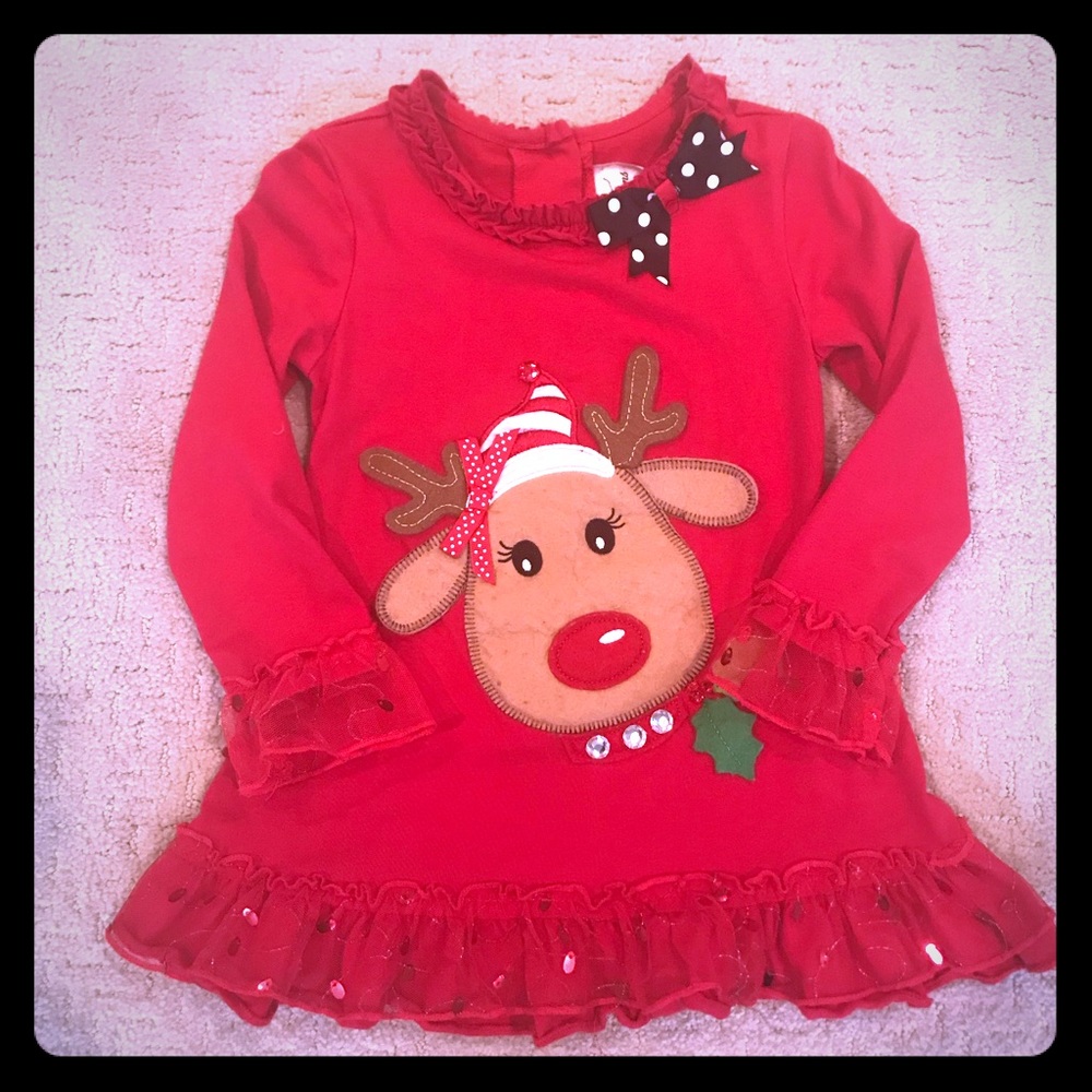 Rare Editions Reindeer Top